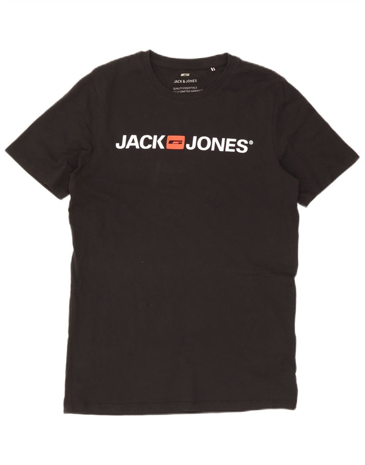 Jack & Jones T-Shirt Graphique Homme Grand Noir
