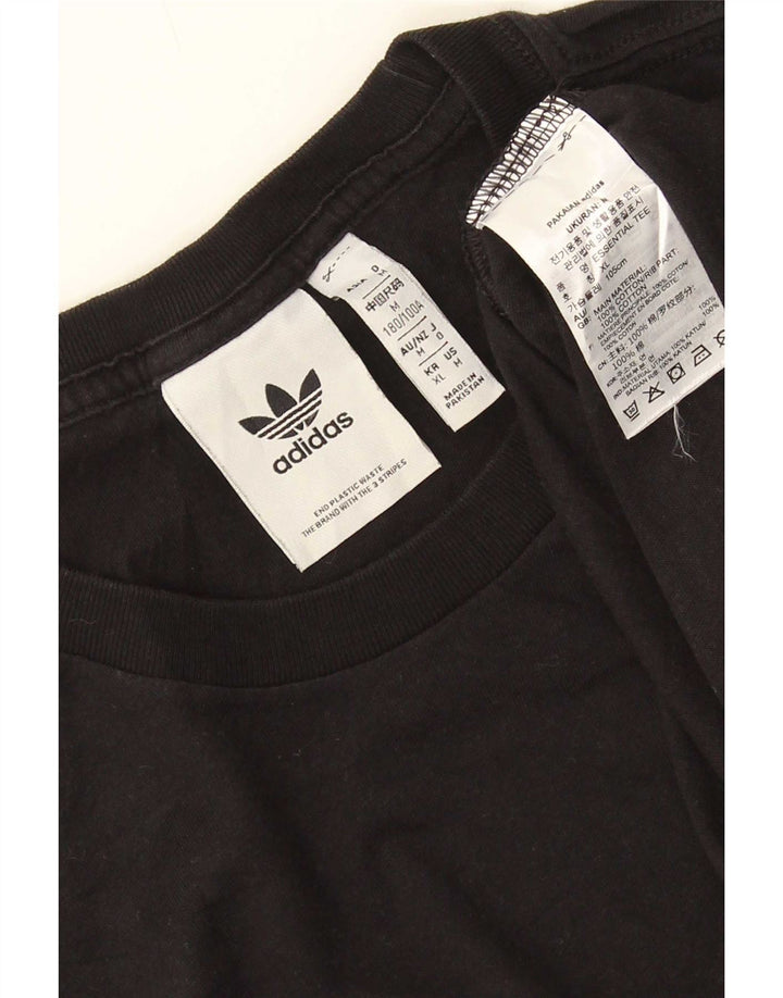 Adidas T-Shirt Homme Haut Noir Moyen Coton