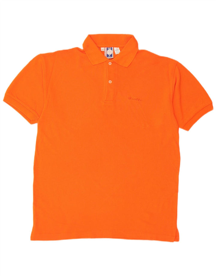 LOTTO Polo Homme Grand Orange Coton