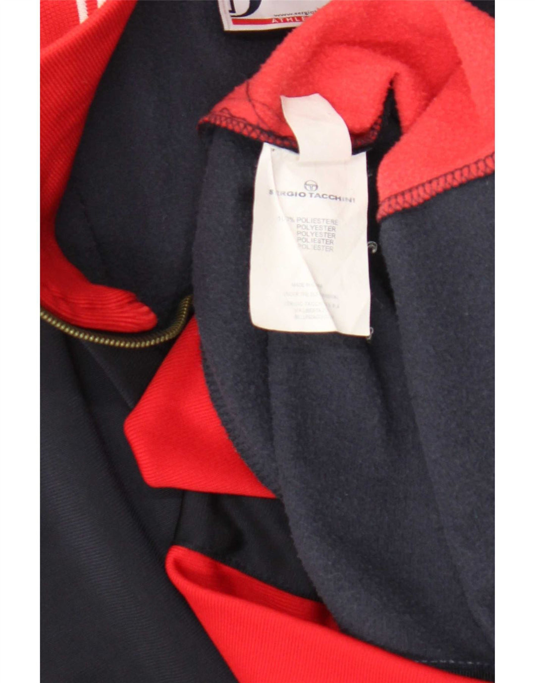 Sergio Tacchini Veste de survêtement pour homme 2XL Bleu marine Colourblock