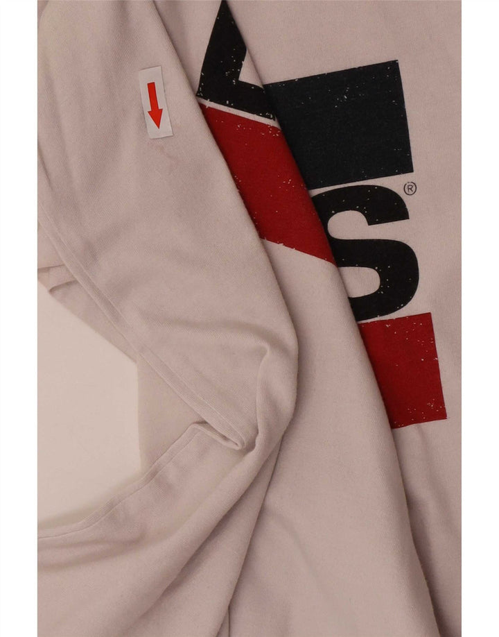 Levi's Tee-Shirt Graphique Homme Blanc Large