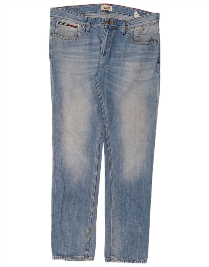 Tommy Hilfiger Jean Slim Homme W34 L32 Bleu Coton