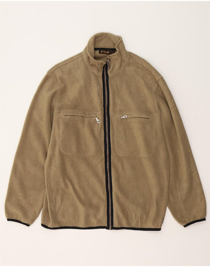 FILA Veste polaire homme UK 40 Large Beige