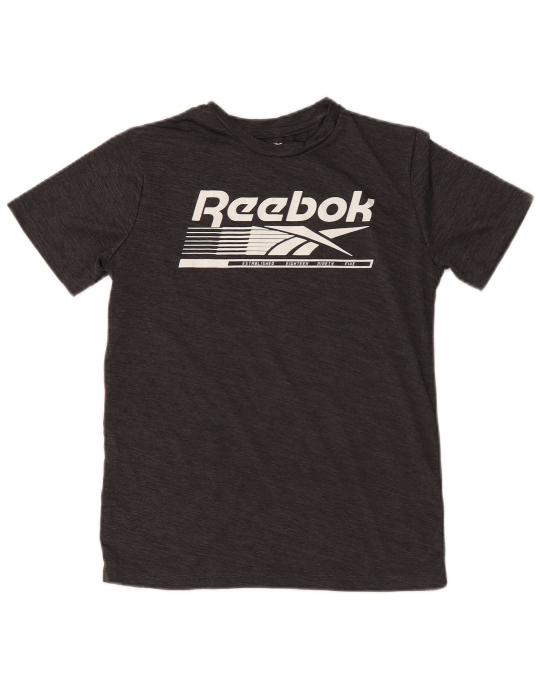 Reebok T-Shirt Graphique Garçon 10-11 ans Gris Moyen Polyester