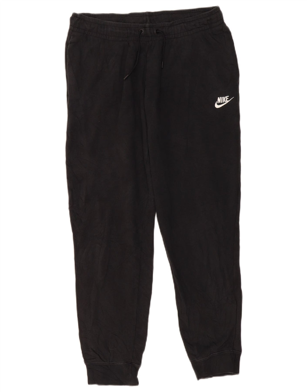 NIKE Pantalon de survêtement pour femme Joggers UK 14 Medium Black Cotton