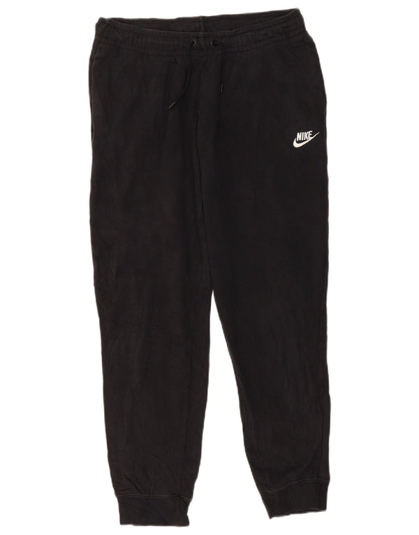 NIKE Pantalon de survêtement pour femme Joggers UK 14 Medium Black Cotton