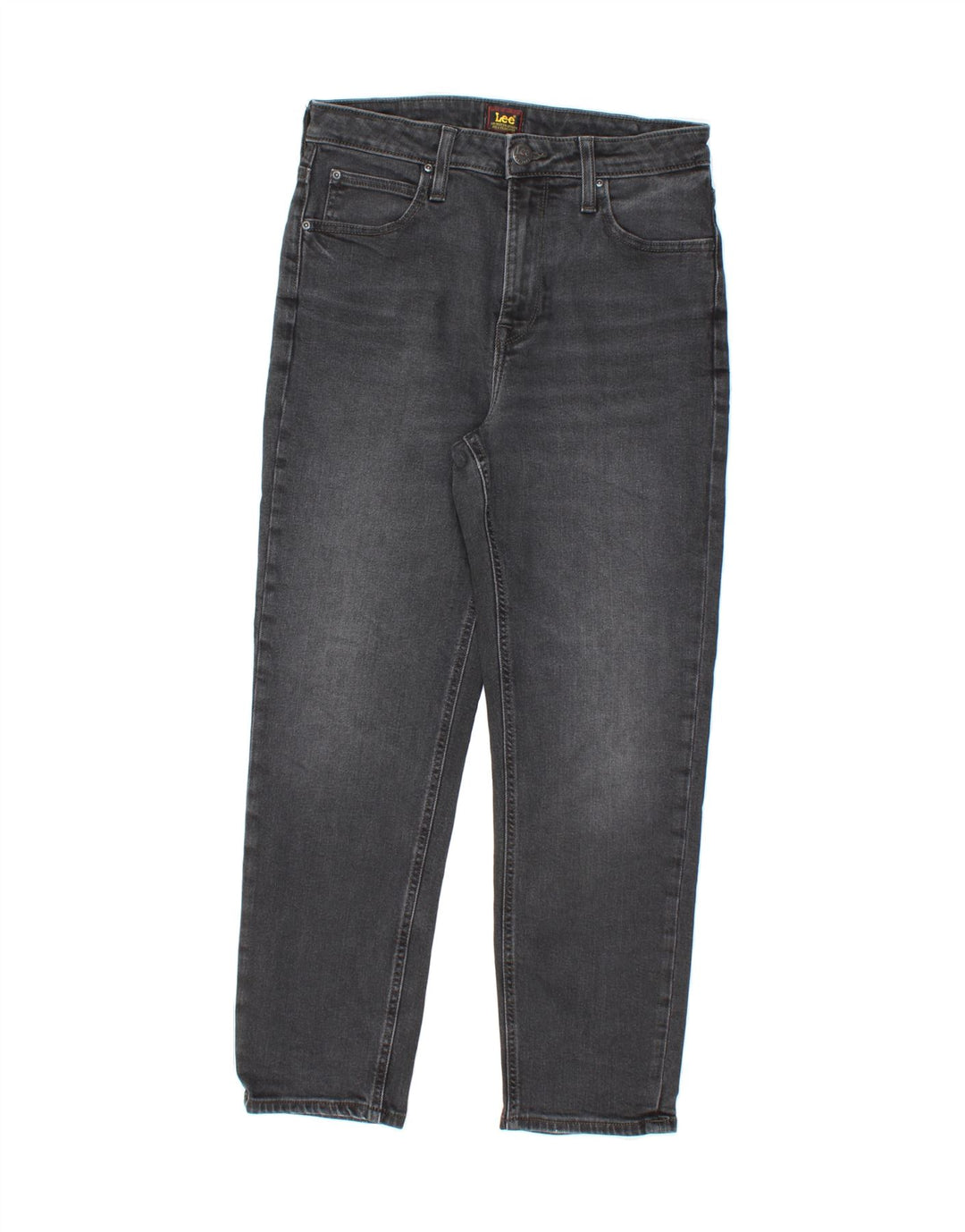 LEE Womens Carol Straight Jeans W28 L26 Black Cotton Vintage Lee and Second-Hand Lee from Messina Hembry 