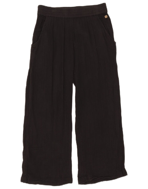 Rip Curl Pantalon court à jambe large pour femme Medium W30 L24 Coton noir