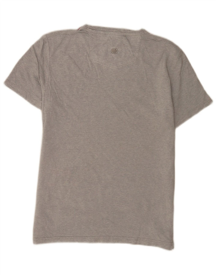 Fat Face T-Shirt Graphique Homme Petit Gris Moucheté Coton