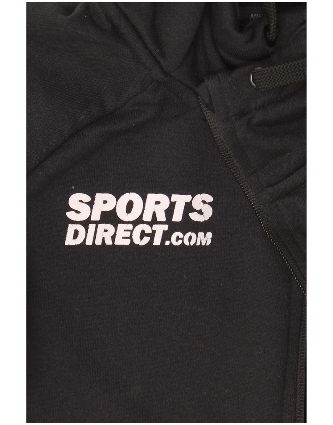 Nike Hommes Dri Fit Graphic Zip Sweat à capuche Petit Noir Polyester
