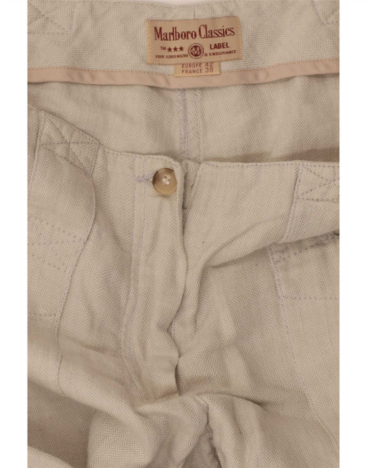 Marlboro Classics Pantalon cargo pour femme EU 42 Large W30 L30 Beige