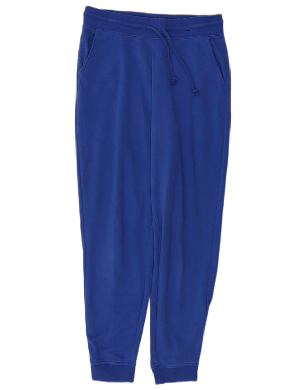 Marks & Spencer Pantalon de survêtement pour femme Joggers UK 12 Bleu moyen Coton