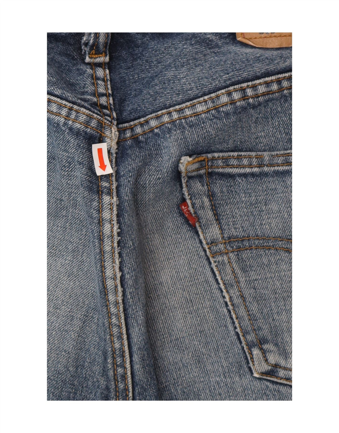 LEVI'S Short en Jean 501 Homme W34 Grand Bleu Coton