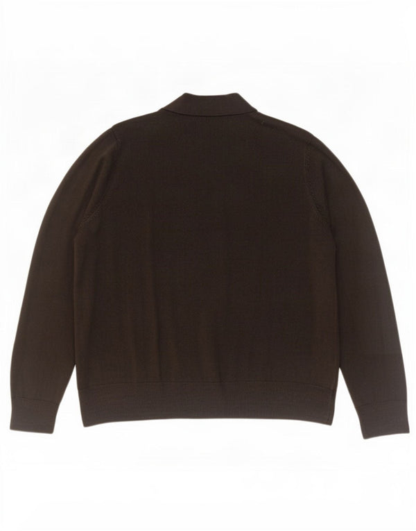 Marks & Spencer Pull Cardigan Ouvert pour Femme UK 18 XL Acrylique Noir
