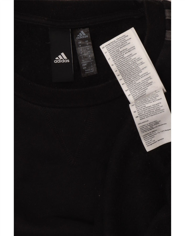ADIDAS Sweat-shirt pour homme en coton noir moyen