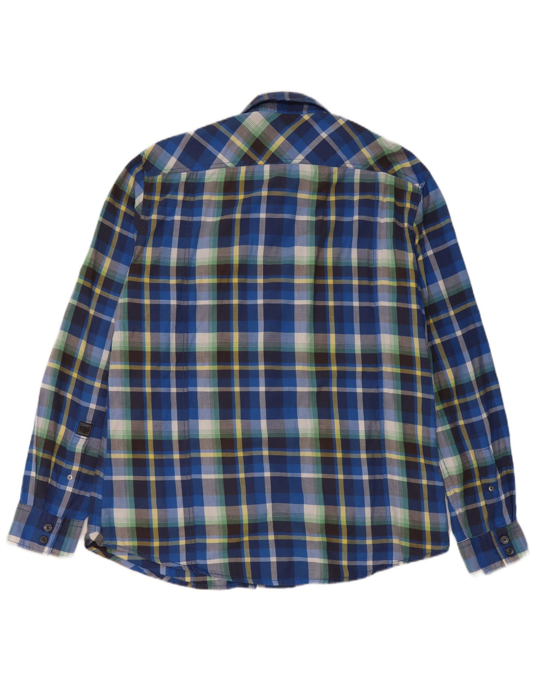 Esprit Chemise en flanelle pour homme 2XL Bleu à carreaux en coton
