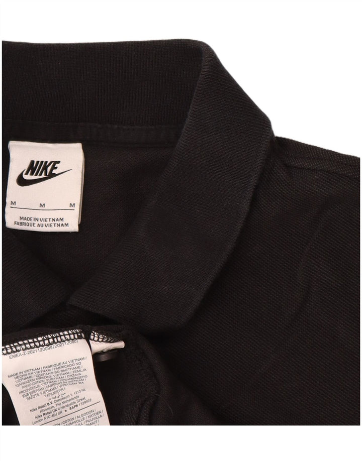 Polo Nike Homme Coton Noir Moyen