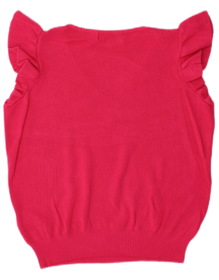 Marks & Spencer Débardeur court surdimensionné pour femme UK 10 Petit Rose