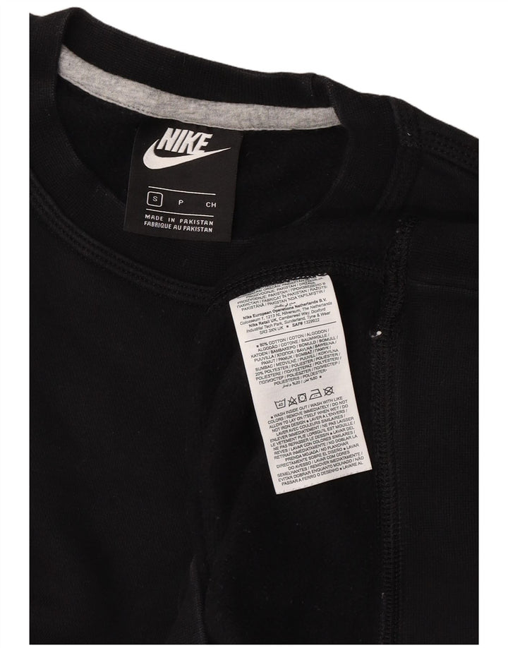 Nike Sweat-shirt pour homme en coton noir Taille S