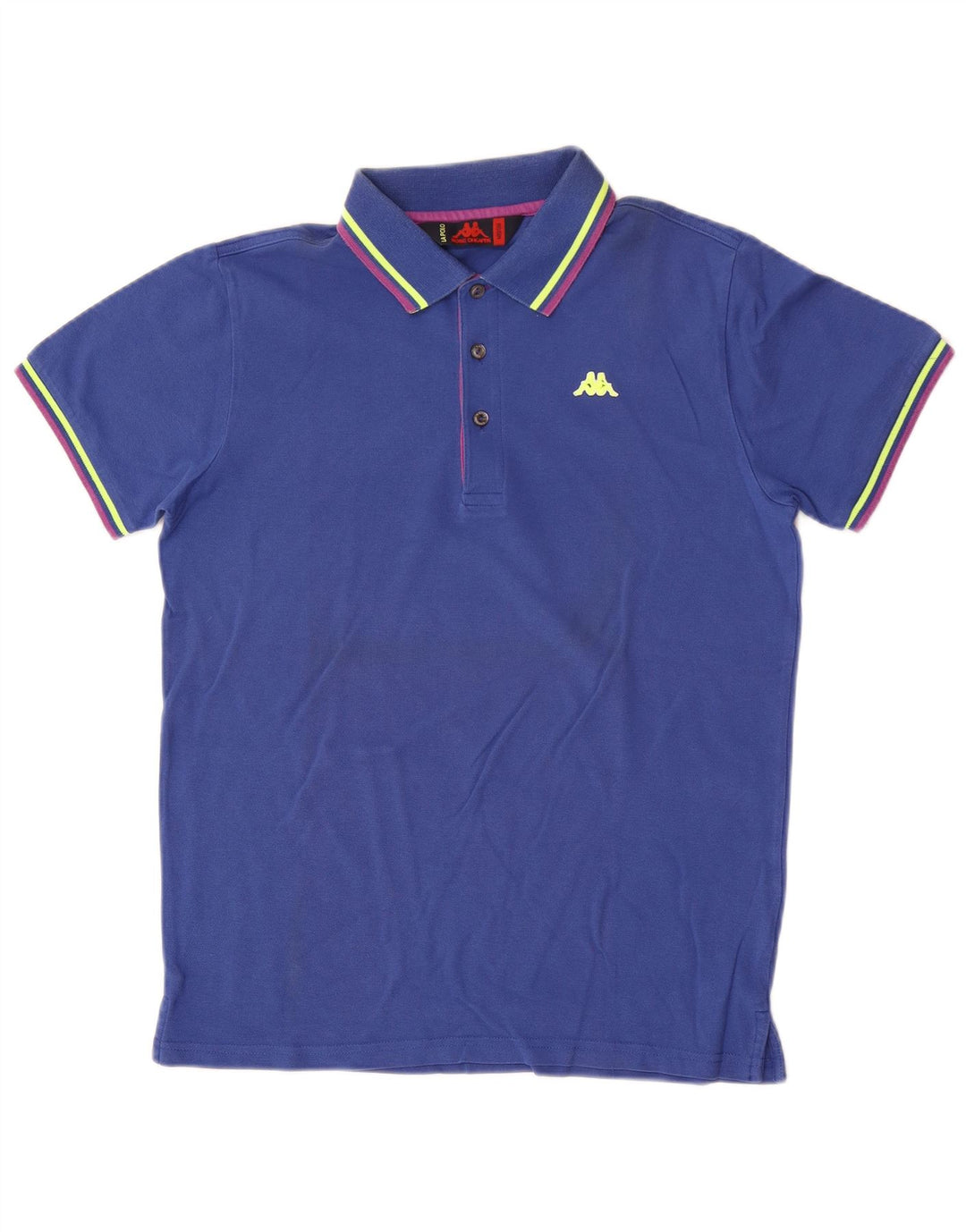 Kappa Polo Homme Bleu Moyen Rayé