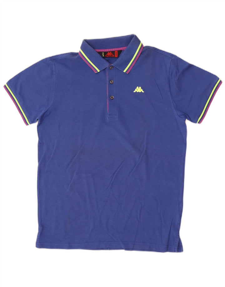 Kappa Polo Homme Bleu Moyen Rayé