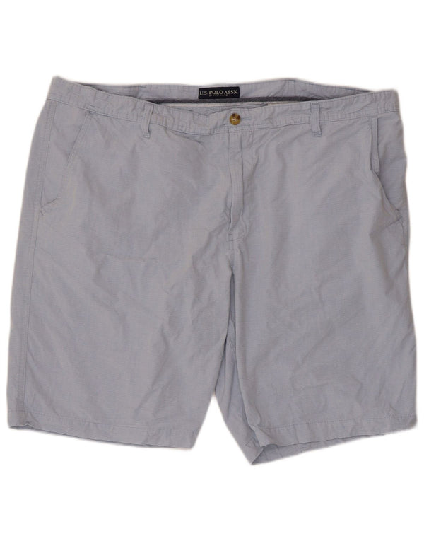 U.S. Polo Assn. Short Chino Homme W44 2XL Coton Bleu à Rayures