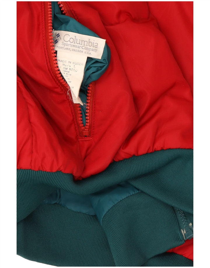 Columbia Veste Bomber Réversible Homme UK 40 Large Vert