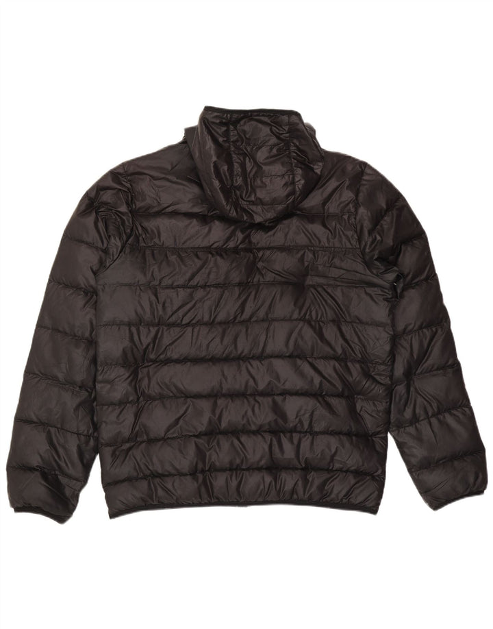 Nike Veste matelassée à capuche pour homme UK 40 Large Noir Polyester