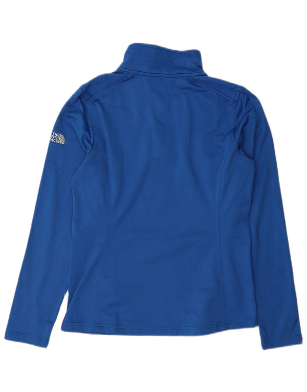 The North Face Haut de survêtement à col zippé pour femme UK 10 Small Bleu