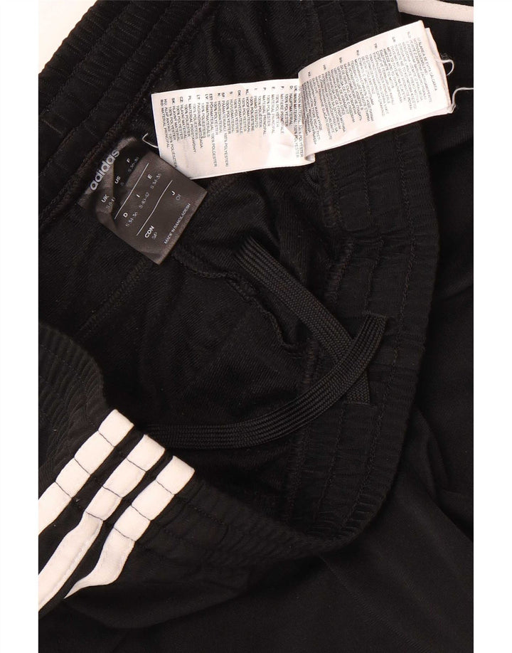 Adidas Pantalon de survêtement pour femme UK 8/10 Small Noir Polyester