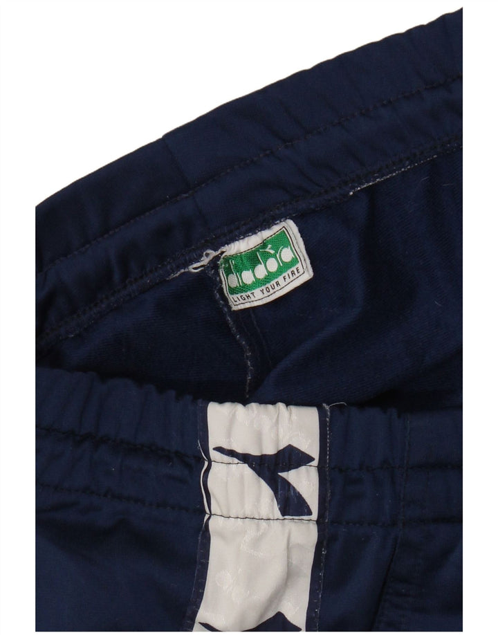 Diadora Pantalon De Survêtement Graphique Large Bleu Marine Homme