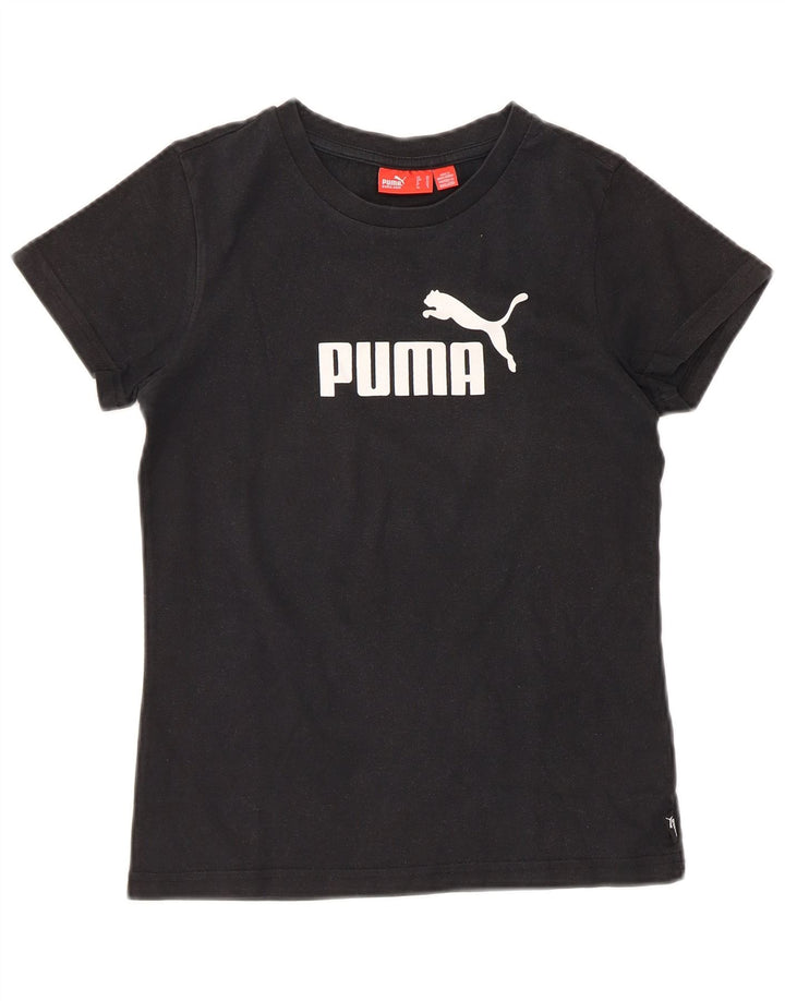 Puma T-shirt graphique pour femme UK 8 Small Noir