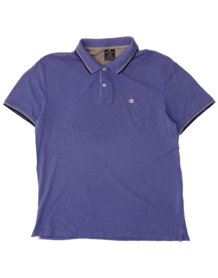 Champion Polo Homme Grand Bleu Coton