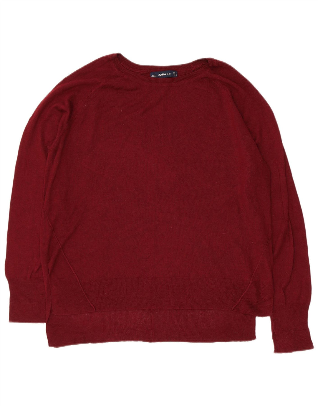 Zara Pull col bateau pour femme UK 14 Marron moyen