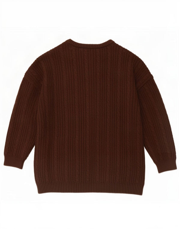 St. Bernard Pull cardigan surdimensionné pour femme UK 18/20 XL Acrylique marron