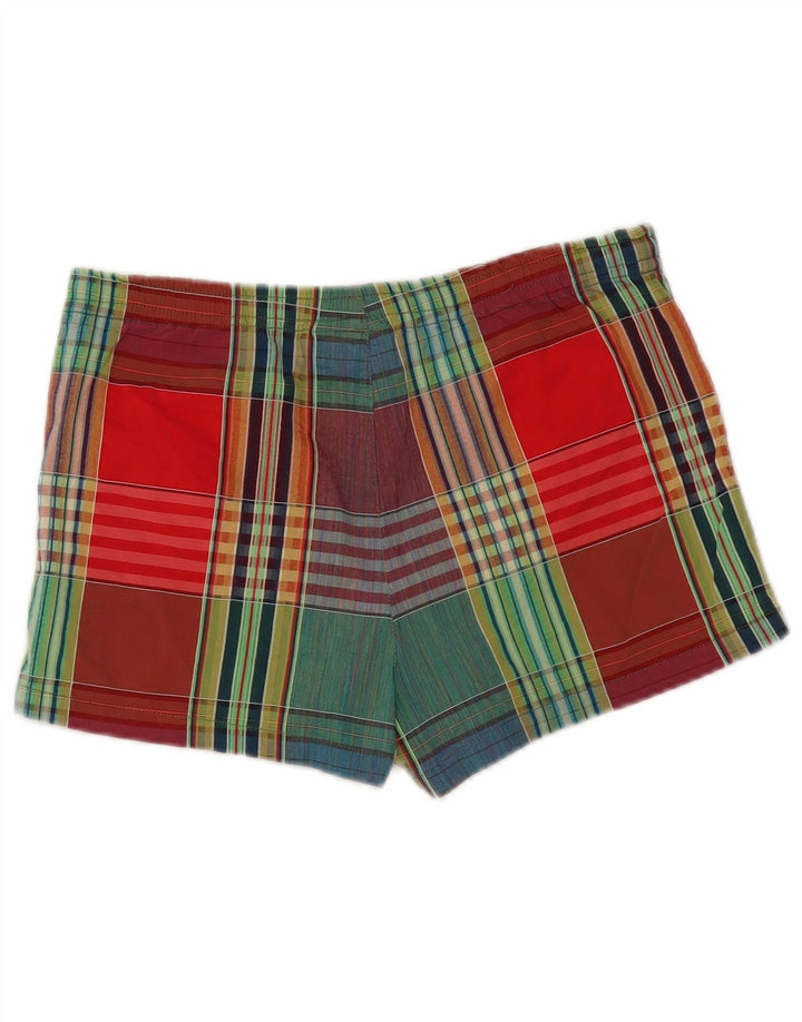 Belfe & Belfe Short de Bain Homme IT 50 Grand Coton à Carreaux Multicolore