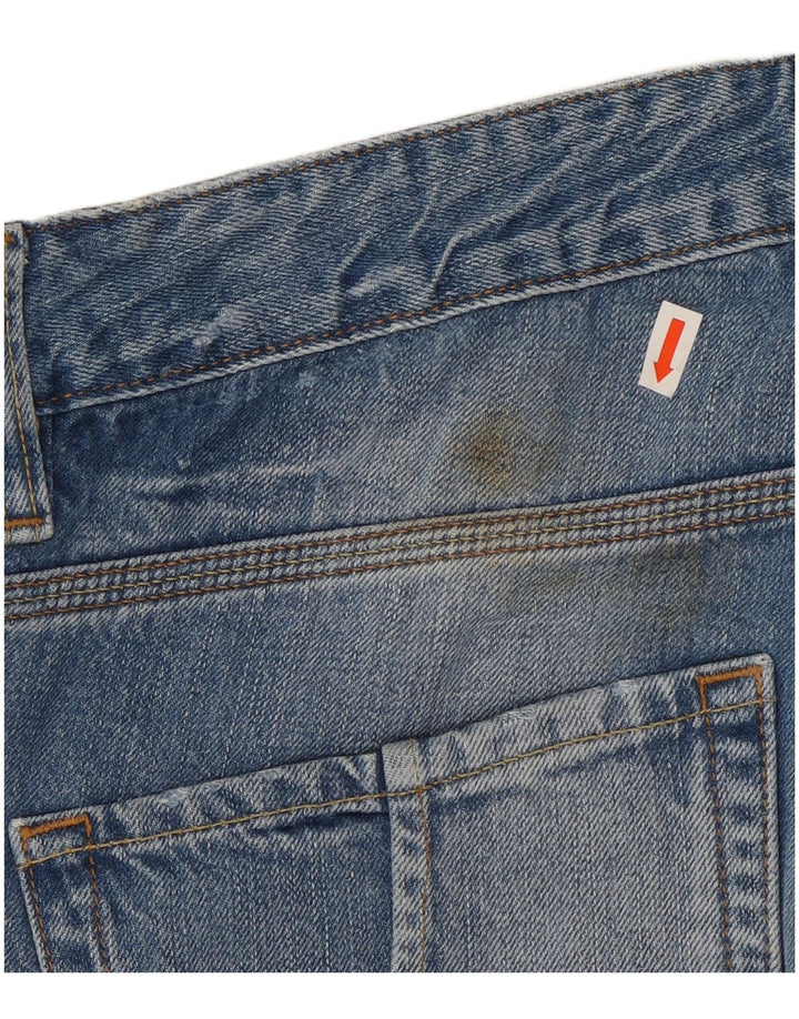 Guess Jean droit vieilli W31 L34 pour homme en coton bleu