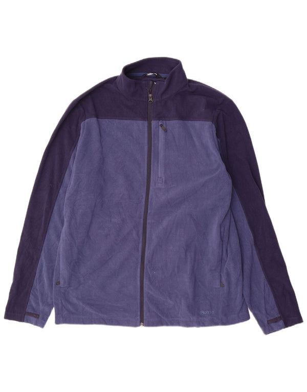 Rohan Veste de survêtement pour homme en polyester color block Bleu marine Taille L