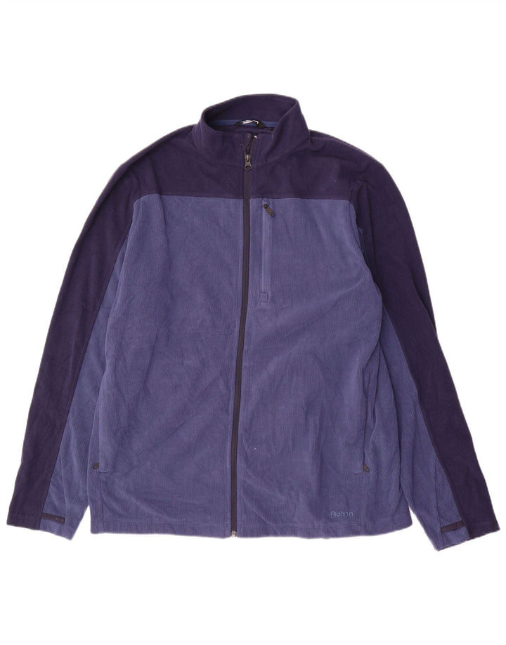 Rohan Veste de survêtement pour homme en polyester color block Bleu marine Taille L