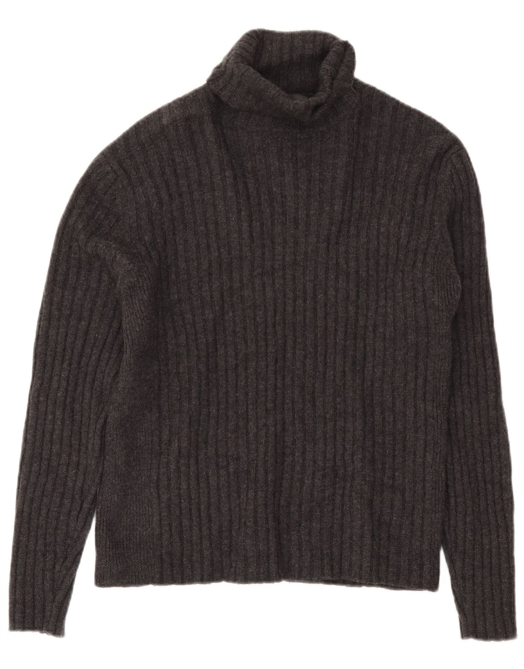 Banana Republic Pull col roulé pour homme en laine gris Taille L