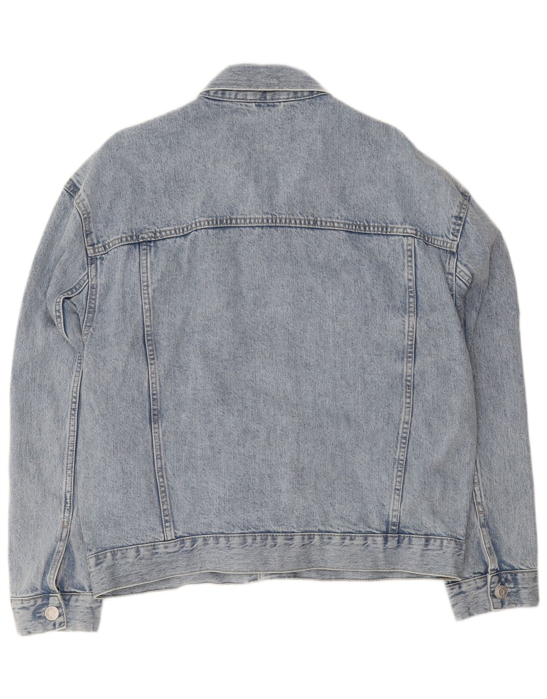 C&A Veste en jean surdimensionnée pour homme UK 40 Large Bleu Coton