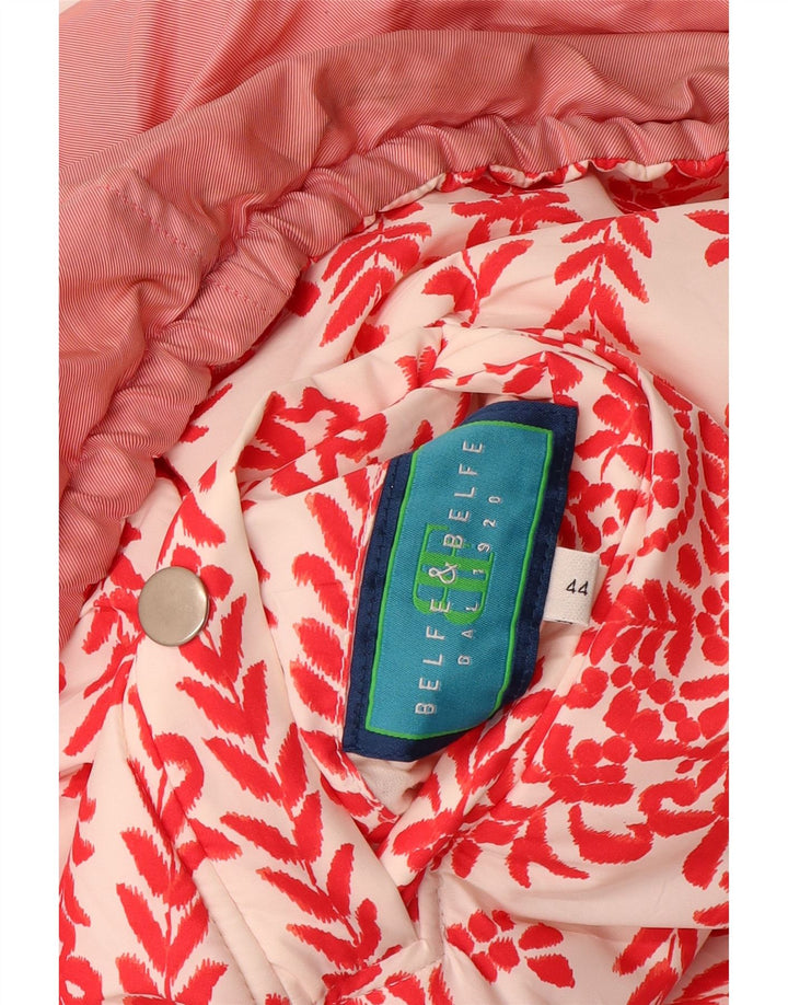 Belfe & Belfe Veste réversible surdimensionnée pour femme IT 44 Rose moyen floral