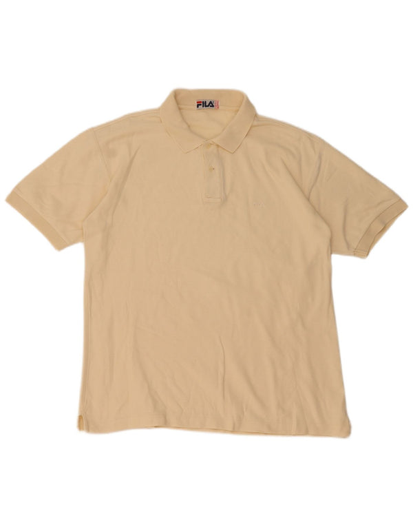 Fila Polo Homme IT 52 Large Jaune