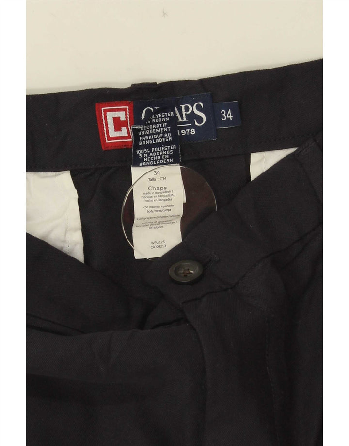 Chaps Short Chino Homme W34 Large Noir Polyester