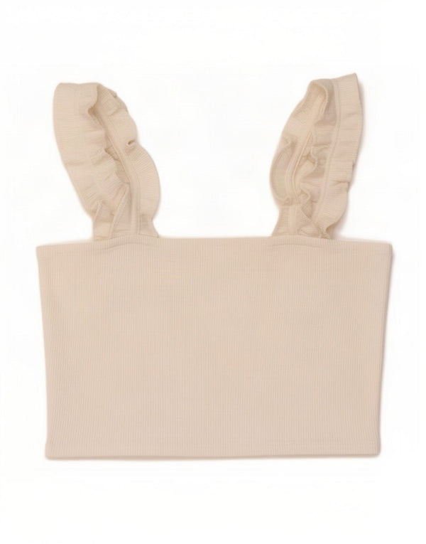 Zara Womens Crop Top UK 14 Grand Blanc