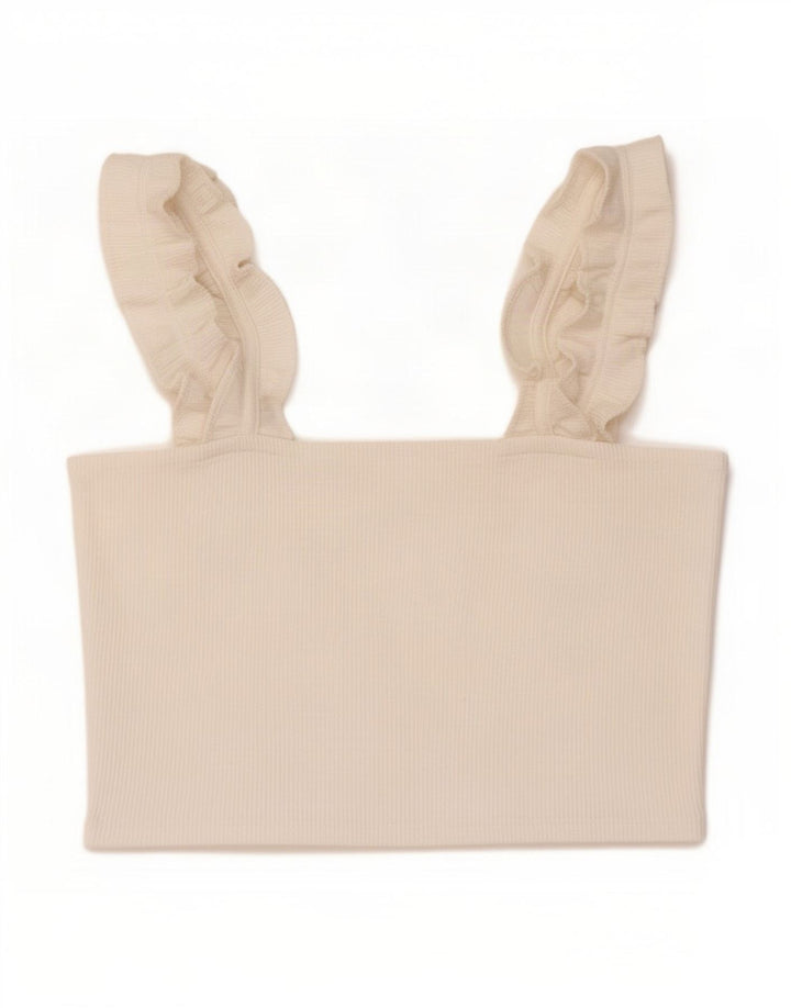 Zara Womens Crop Top UK 14 Grand Blanc