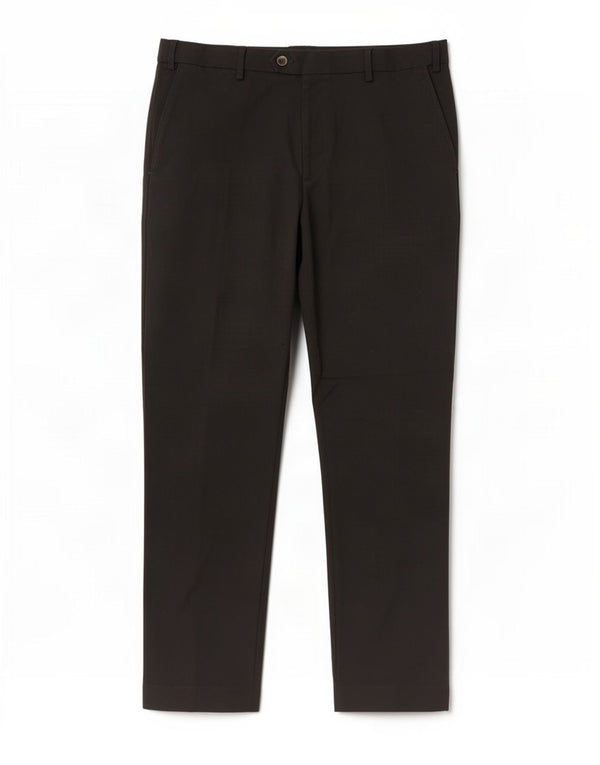 Marks & Spencer Pantalon de costume droit pour homme W36 L31 Noir Polyester