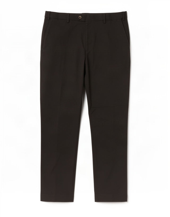 Marks & Spencer Pantalon de costume droit pour homme W36 L31 Noir Polyester