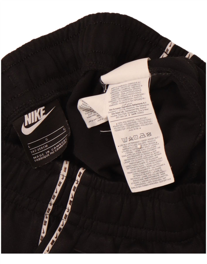 NIKE Short de sport graphique pour garçon 12-13 ans Grand Noir Polyester