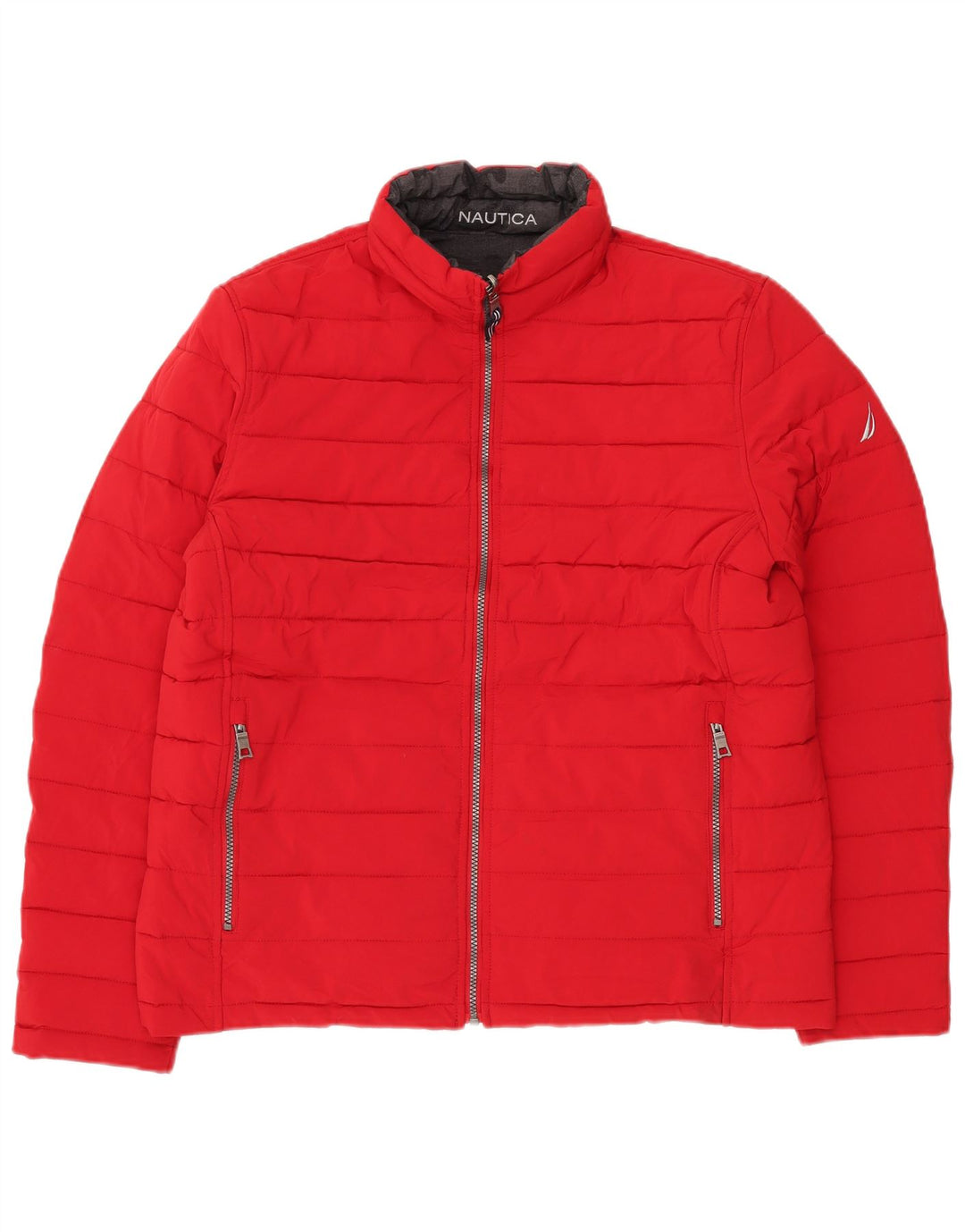 NAUTICA Veste matelassée réversible pour homme UK 40 Large Black Camouflage